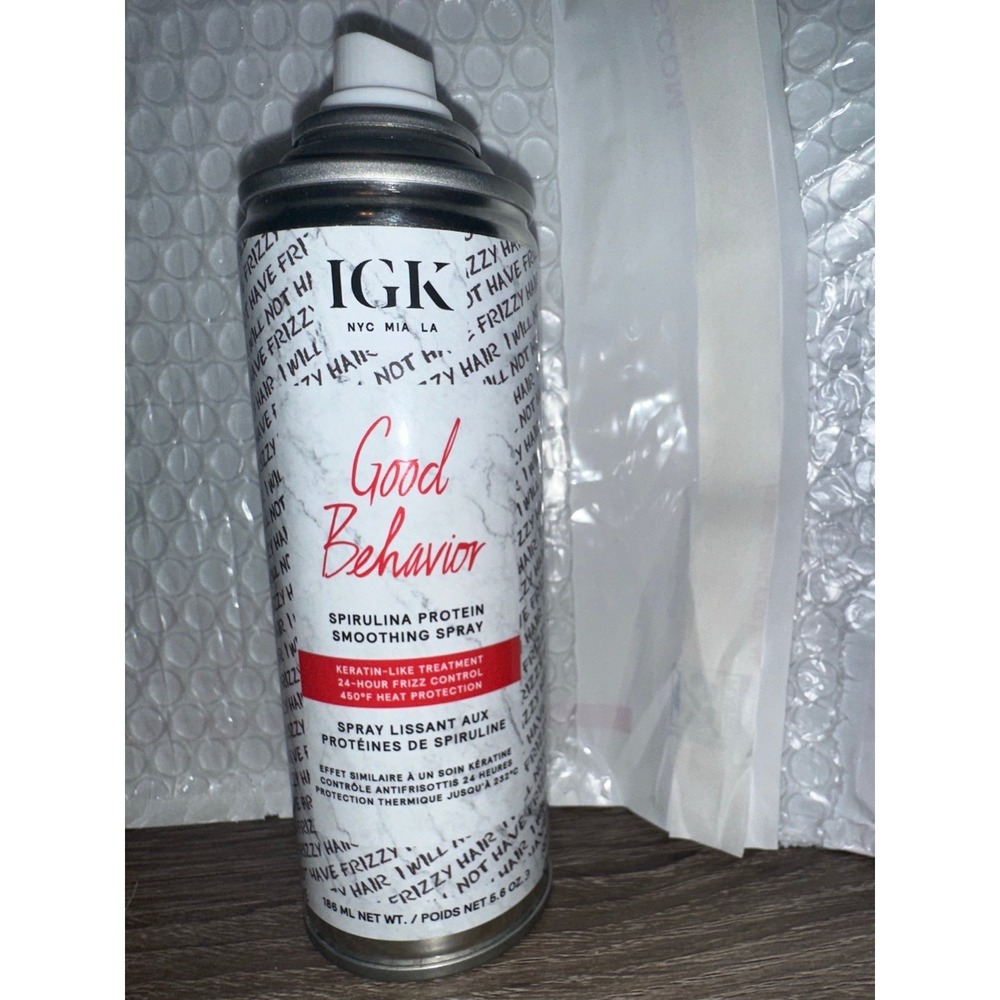 IGK Good Behavior Spirulina‎ Protein Smoothing Spray Heat Protectant hair care